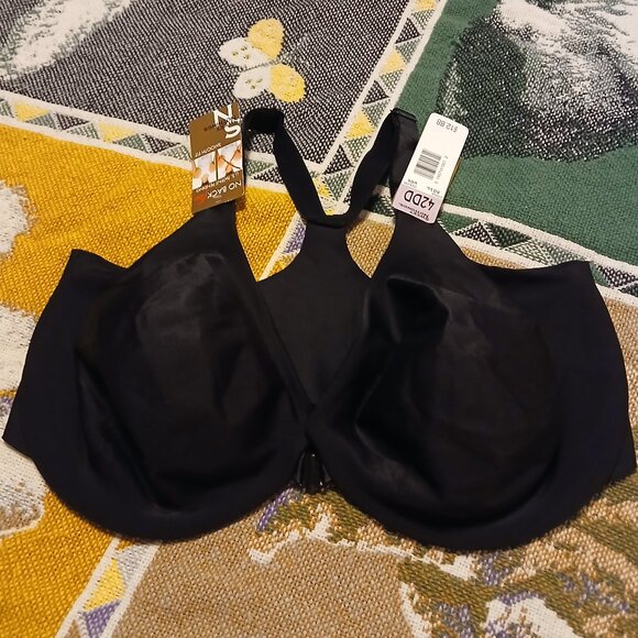 NWT Sweet Nothings Women's 42DD Smooth Fit Black Bra - Picture 1 of 9